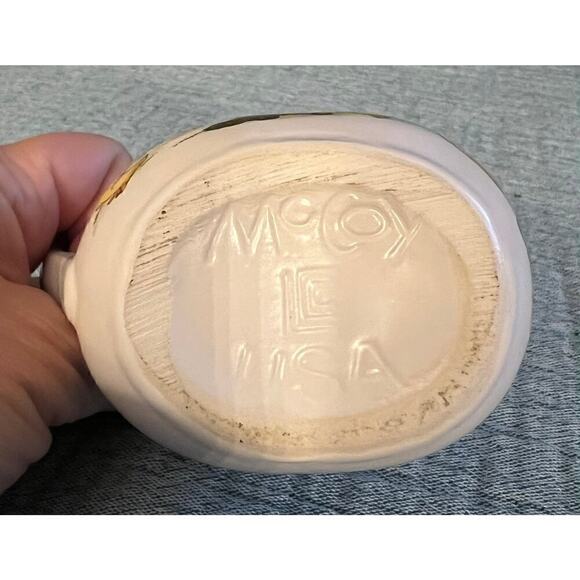 Vintage McCoy Pottery Mini Pitcher 1974 - Picture 3 of 7